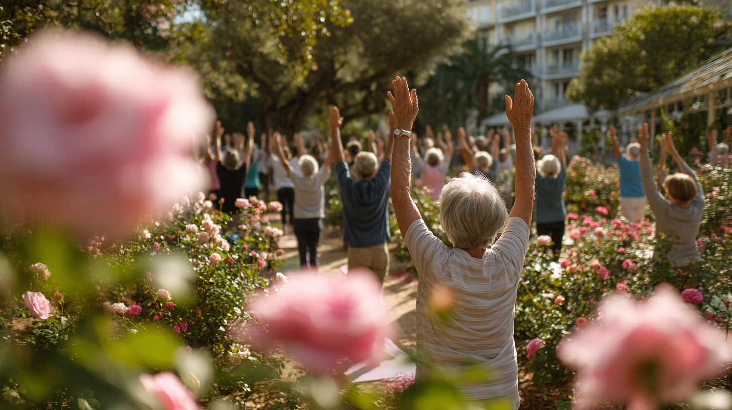 Група щасливих учнів lontavresh під час заняття на відкритому повітрі